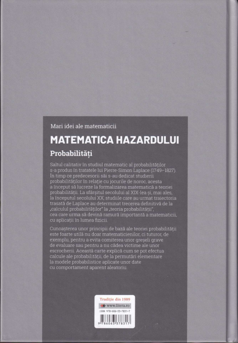 Matematica hazardului. Probabilitati [2]