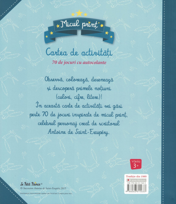 Micul print. Cartea de activitati. 70 de jocuri cu autocolante [2]