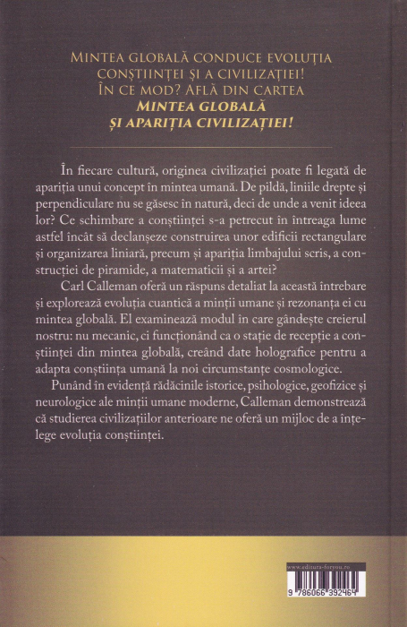 Mintea globala si aparitia civilizatiei. Evolutia cuantica a constiintei [2]