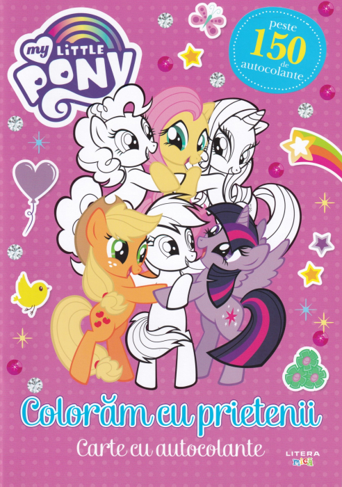 My Little Pony. Coloram cu prietenii. Carte cu autocolante [1]