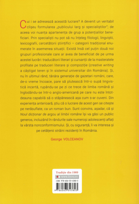 Noul dictionar de argou al limbii romane - George Volceanov, George-Paul Volceanov [2]