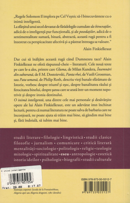 O inima inteligenta - Alain Finkielkraut [2]