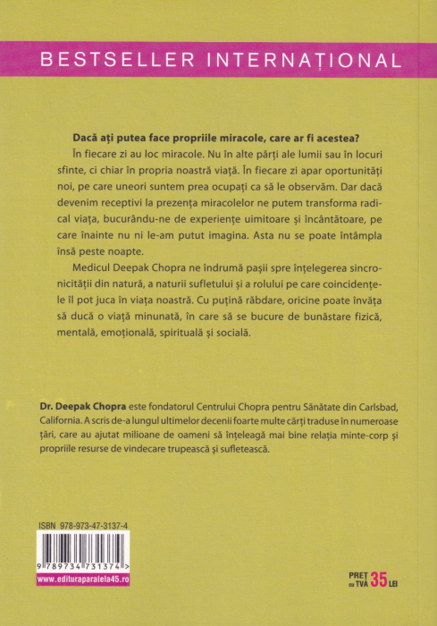 O viata implinita. Cum sa exploatezi puterea infinita a coincidentelor [2]