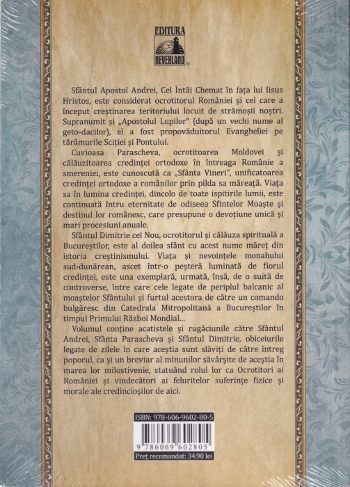 Ocrotitorii Romaniei. Sfantul Andrei, Sfanta Parascheva, Sfantul Dimitrie cel Nou [2]