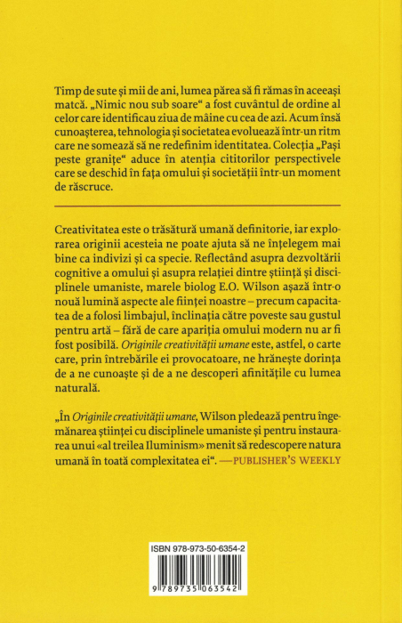 Originile creativitatii umane - Edward O. Wilson [2]