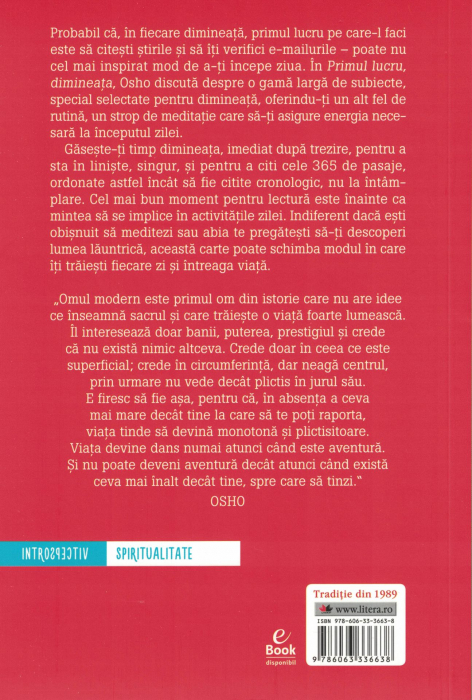 Osho. Primul lucru, dimineata - Osho [2]