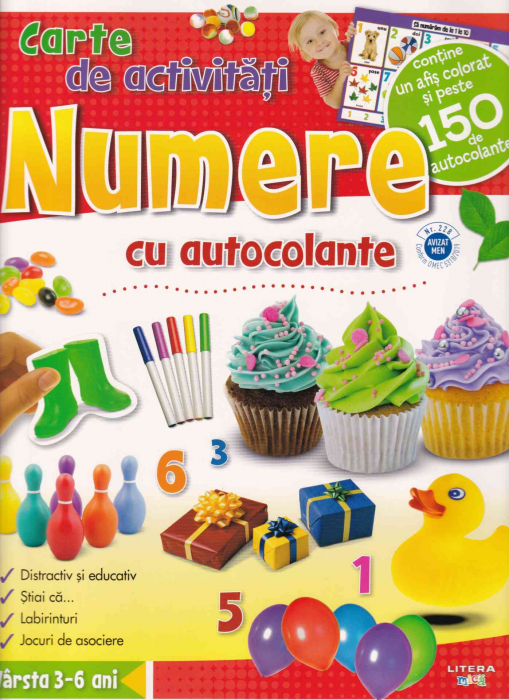 Pachet 4 carti de activitati cu autocolante [7]