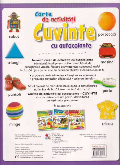 Pachet 4 carti de activitati cu autocolante [6]