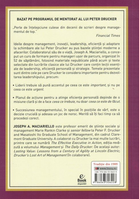 Peter Drucker. Curs de formare pentru manageri - Joseph A. Maciariello [2]