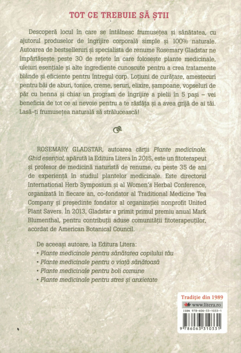 Plante medicinale pentru Frumusete - Rosemary Gladstar [2]