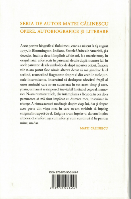 Portretul lui M - Matei Calinescu [2]