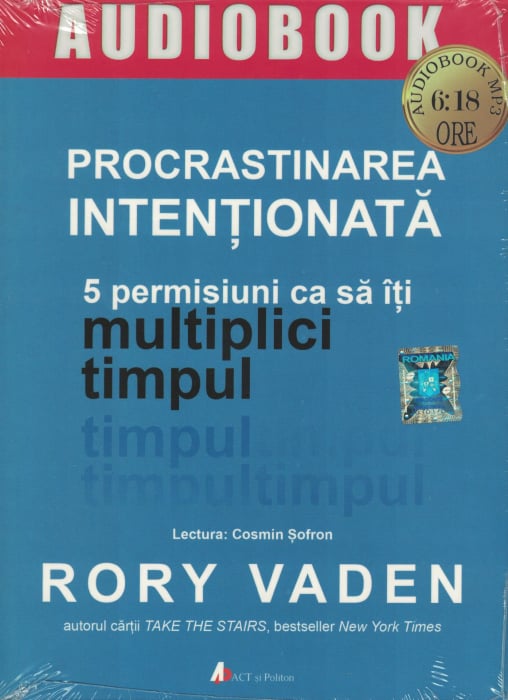 Procrastinarea internationala. AUDIOBOOK CD MP3 - Rory Vaden [1]