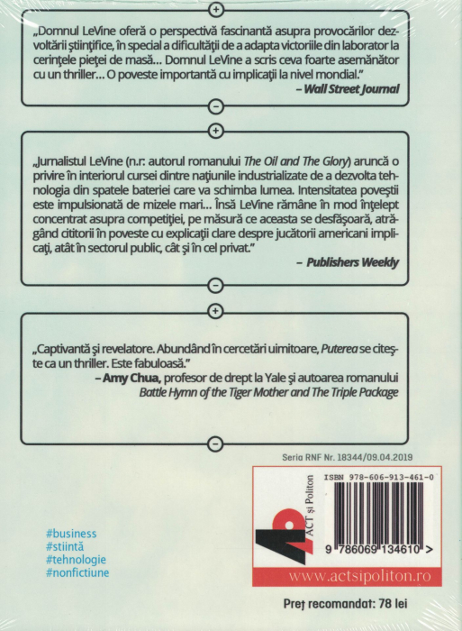 Puterea. Despre inventia bateriei care va salva lumea. AUDIOBOOK CD MP3 - Steve Levine [2]