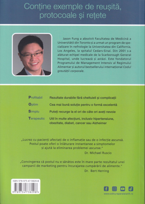 Puterea vindecatoare a postului. Ghidul popular pentru post intermitent, alternativ sau extins [2]