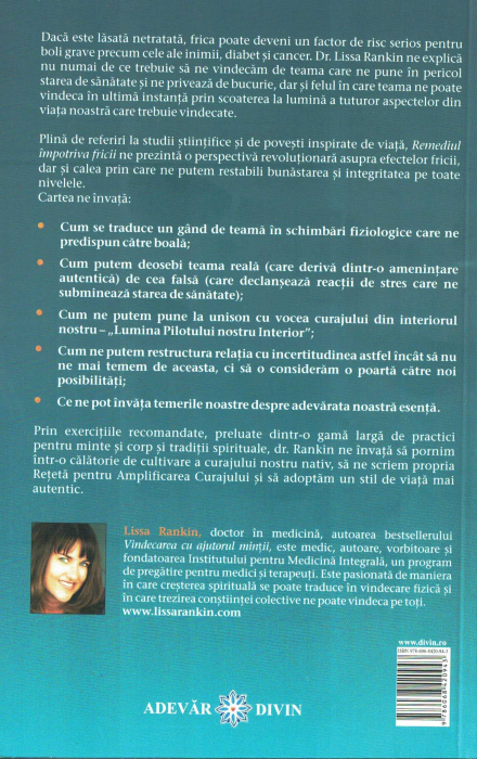 Remediul impotriva fricii. Cultivarea curajului ca remediu pentru corp, minte si suflet [2]