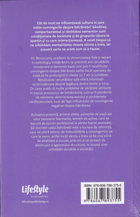 Sa rescriem codul batranetii [2]