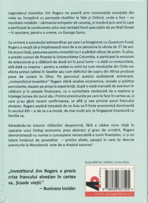 Scoala vietii. AUDIOBOOK CD MP3 - Jim Rogers [2]