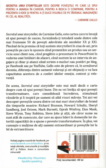 Secretul unui storyteller - Carmine Gallo [2]