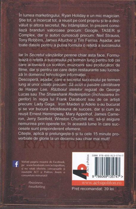 Secretul vanzarilor perene.  Arta de a crea produse memorabile [2]