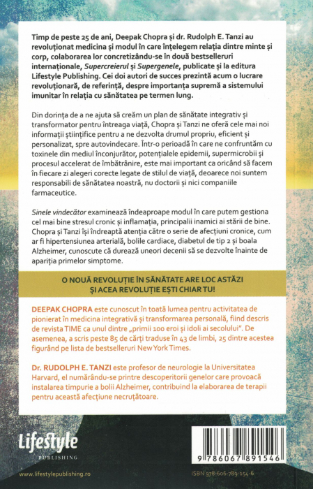 Sinele vindecator. Un nou plan revolutionar pentru a-ti intari sistemul imunitar si a te mentine sanatos toata viata - Deepak Chopra, Dr. Rudolph E. Tanzi [2]
