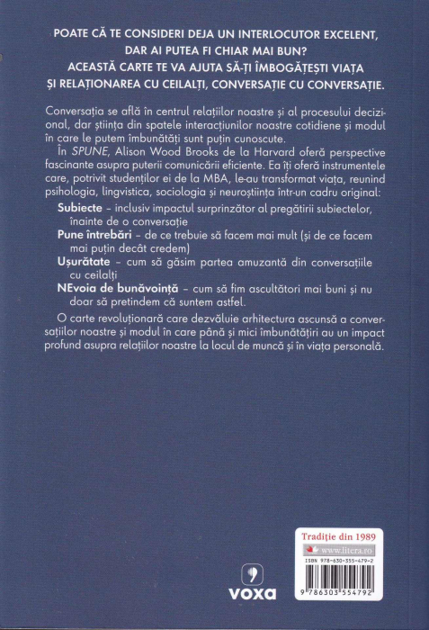 Spune. Stiinta conversatiei si arta exprimarii de sine [2]