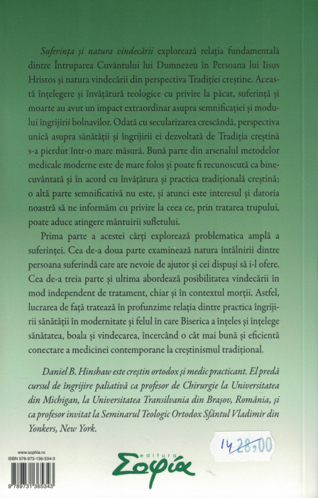 Suferinta si natura vindecarii - Daniel B. Hinshaw [2]