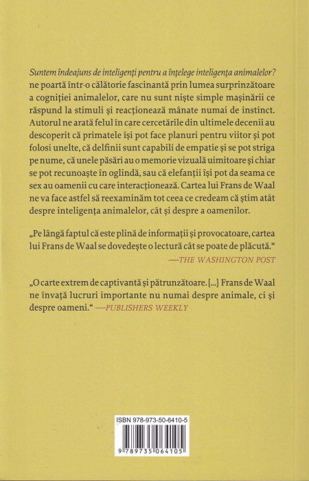 Suntem indeajuns de inteligenti pentru a intelege inteligenta animalelor. O carte remarcabila [2]