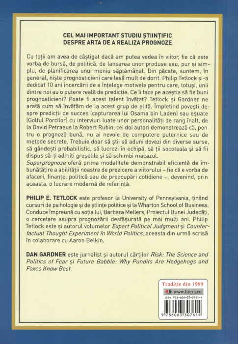 Superprognoze. Arta si stiinta predictiei - Philip E. Tetlock, Dan Gardner [2]