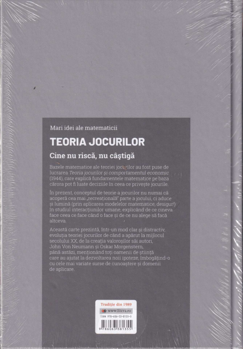Teoria jocurilor. Cine nu risca, nu castiga [2]