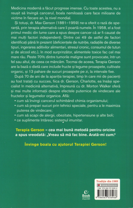 Terapia Gerson - Charlotte Gerson, Dr. Morton Walker [2]