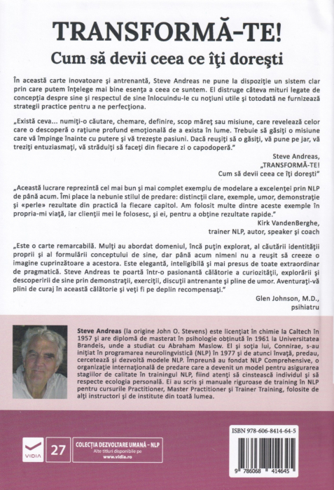 Transforma-te! Cum sa devii ceea ce iti doresti [2]
