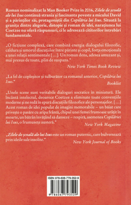 Zilele de scoala ale lui Isus - J.M. Coetzee [2]