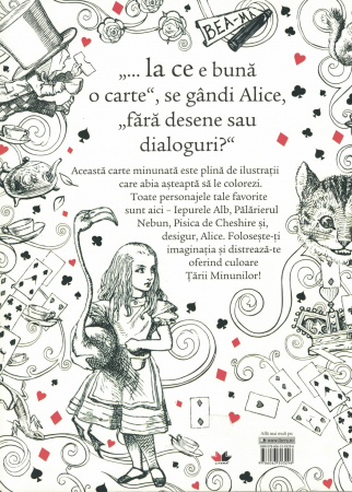 Alice in Tara Minunilor. Carte de colorat - John Tenniel [1]