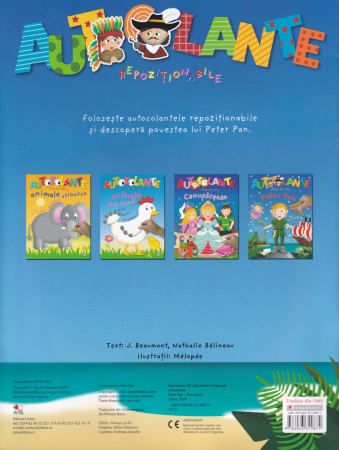 Autocolante repozitionabile. Peter Pan [1]
