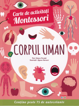 Carti pentru copii - Carte de activitati Montessori. Corpul uman