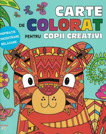 Carte de colorat pentru copii creativi
