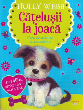 Carti pentru copii - Catelusii la joaca. Carte de activitati cu autocolante