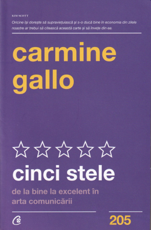 Dezvoltare personala - Cinci stele. De la bine la excelent in arta comunicarii