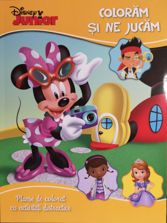 Carti pentru copii - Coloram si ne jucam - Disney Junior