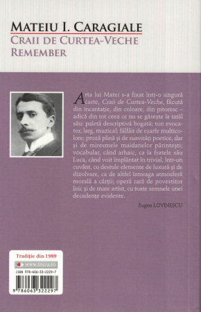 Craii de Curtea - Veche. Remember - Mateiu I. Caragiale [1]