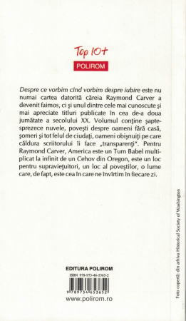 Despre ce vorbim cind vorbim despre iubire - Raymond Carver [1]