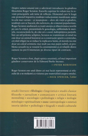 Despre natura umana [1]