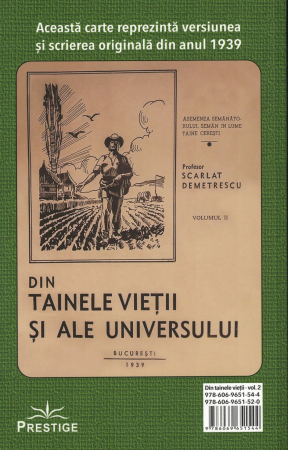 Din tainele vietii si ale universului, Set  3 vol. Versiune originala din 1939 - Scarlat Demetrescu [6]