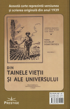 Din tainele vietii si ale universului, Set  3 vol. Versiune originala din 1939 - Scarlat Demetrescu [4]