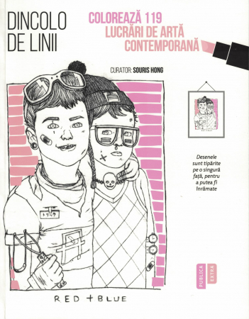 Arta - Dincolo de linii. Coloreaza 119 lucrari de arta contemporana - Souris Hong