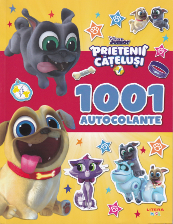 Carti pentru copii - Disney Junior. Prietenii catelusi. 1001 autocolante