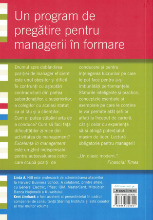 Excelenta in management. Trei reguli pentru succes - Linda A. Hill, Kent Lineback [1]