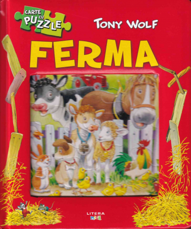 Carti pentru copii - Ferma. Carte cu puzzle
