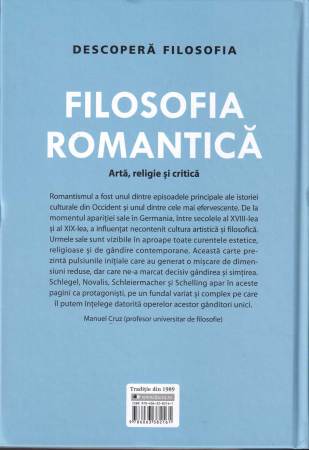 Filosofia romantica. Arta, religie si critica. Descopera Filosofia [1]