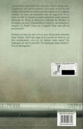 Gazprom. Noua arma a Rusiei - Valeri Paniuskin, Mihail Zigar [1]